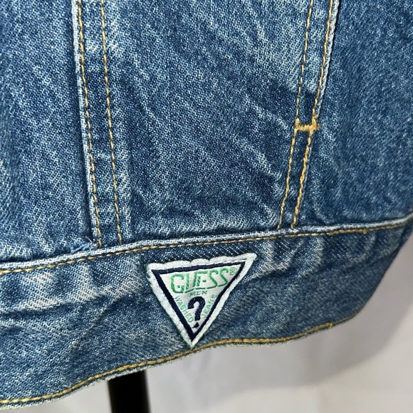 Georges Marciano for Guess • Vtg Denim Jean Jacket • Men’s sz M • Style 10807 - Picture 4 of 14